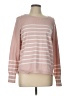 Liz Claiborne Stripes Pink Pullover Sweater Size L - photo 1