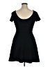 Planet Gold Solid Black Casual Dress Size XL - photo 2