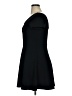 Planet Gold Solid Black Casual Dress Size XL - photo 5