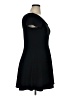 Planet Gold Solid Black Casual Dress Size XL - photo 4