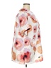 Shein Curve 100% Polyester Floral White Short Sleeve Blouse Size 3X - photo 4