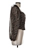 ASTR The Label 100% Polyester Black Long Sleeve Blouse Size M - photo 4