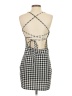 Unbranded Checkered-gingham Black Casual Dress Size S (estimated) - photo 2