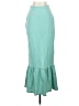 PrettyLittleThing 100% Cotton Teal Casual Skirt Size 2 - photo 1