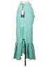 PrettyLittleThing 100% Cotton Teal Casual Skirt Size 2 - photo 2