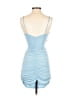 Unbranded Solid Blue Cocktail Dress Size S - photo 2