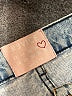 REVICE 100% Cotton Stars Blue Jeans Size 27 waist - photo 7