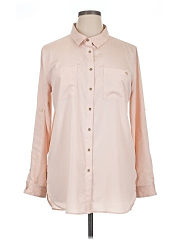 Calvin Klein Long Sleeve Button-Down Shirt (view 1)