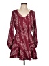 Tyche 100% Polyester Burgundy Casual Dress Size L - photo 1