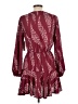 Tyche 100% Polyester Burgundy Casual Dress Size L - photo 2
