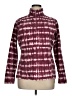Eddie Bauer 100% Polyester Tie-dye Burgundy Turtleneck Sweater Size XL - photo 1