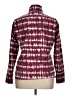 Eddie Bauer 100% Polyester Tie-dye Burgundy Turtleneck Sweater Size XL - photo 2