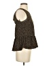 MM Couture 100% Polyester Brown Sleeveless Top Size XS - photo 4