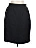 Caroll Solid Gray Black Wool Skirt Size EU 46 / US 16 - photo 1