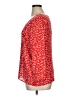 19 Cooper 100% Rayon Red 3/4 Sleeve Blouse Size XL - photo 5