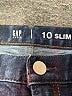 Gap Kids Solid Blue Jeans Size 10 - photo 3