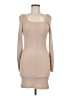J for Justify Solid Tan Cocktail Dress Size M - photo 1