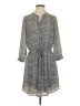 Daniel Rainn 100% Polyester Paisley Gray Casual Dress Size S - photo 1
