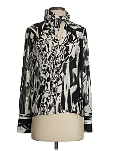 Chelsea And Walker Long Sleeve Silk Top (view 1)