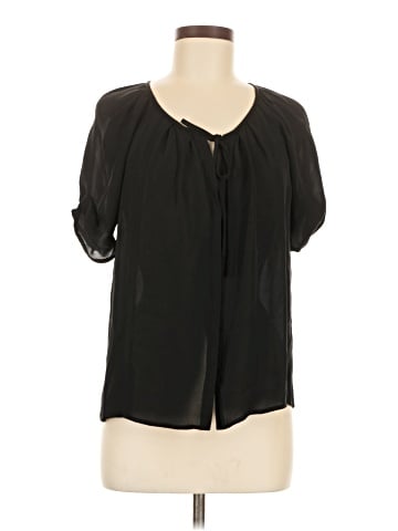 Joie Short Sleeve Silk Top (view 1)