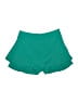 Zara 100% Polyester Solid Green Teal Casual Skirt Size L - photo 1
