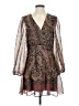 Walter Baker 100% Polyester Paisley Brown Cocktail Dress Size 0 - photo 1