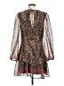 Walter Baker 100% Polyester Paisley Brown Cocktail Dress Size 0 - photo 2