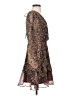 Walter Baker 100% Polyester Paisley Brown Cocktail Dress Size 0 - photo 4