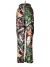 Assorted Brands 100% Polyester Print Green Cargo Pants Size M - photo 1