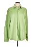 Coofandy Solid Green Long Sleeve Blouse Size L - photo 1