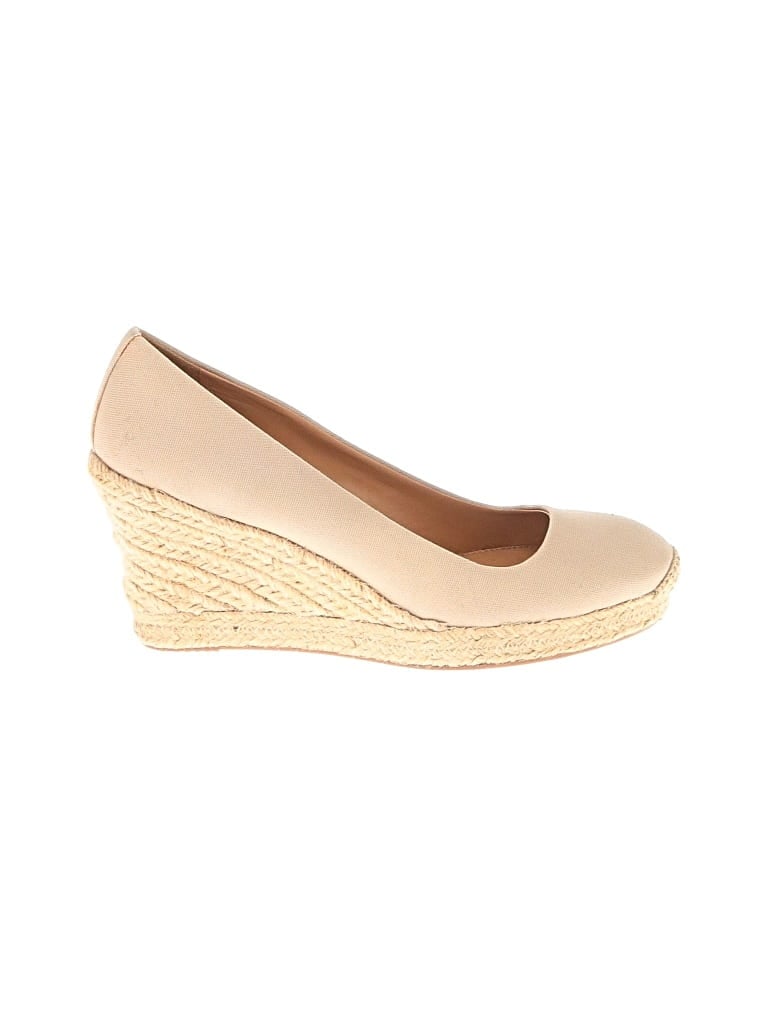 Pre-owned Jcrew Wedges In Brown