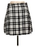 MNG Plaid Black Casual Skirt Size M - photo 2