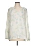 Chaus 100% Polyester Ivory Long Sleeve Blouse Size L - photo 1
