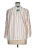 Splendid Stripes Pink 3/4 Sleeve Blouse Size XL - photo 2