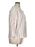 Splendid Stripes Pink 3/4 Sleeve Blouse Size XL - photo 4