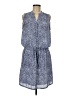 Groupe Corwik 100% Polyester Paisley Blue Casual Dress Size 8 (estimated) - photo 1