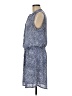 Groupe Corwik 100% Polyester Paisley Blue Casual Dress Size 8 (estimated) - photo 5