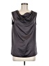 Gap 100% Polyester Gray Sleeveless Top Size 6 - photo 1