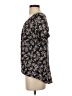 BCBGeneration 100% Polyester Floral Black Short Sleeve Blouse Size S - photo 5