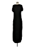 Unbranded Solid Black Casual Dress Size M - photo 2