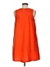 Shein Solid Orange Casual Dress Size 6 - photo 2