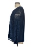 Chico's Blue Long Sleeve Blouse Size Lg (2) - photo 5