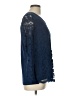 Chico's Blue Long Sleeve Blouse Size Lg (2) - photo 4