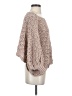 Moon & Madison 100% Polyester Tan Poncho Size XS - photo 4