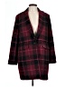 1.State 100% Polyester Plaid Burgundy Coat Size L - photo 1