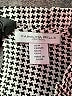 Carolina Belle 100% Polyester Houndstooth Gray Long Sleeve Blouse Size M - photo 7