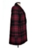 1.State 100% Polyester Plaid Burgundy Coat Size L - photo 4