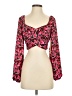 madden nyc 100% Polyester Pink 3/4 Sleeve Blouse Size S - photo 1