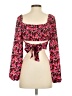 madden nyc 100% Polyester Pink 3/4 Sleeve Blouse Size S - photo 2