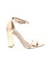 Charlotte Russe Metallic Gold Sandals Size 8 - photo 1